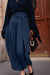 Blue Tailored Wrap Trousers