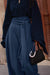 Blue Tailored Wrap Trousers