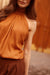 Camel Silky Halter Top