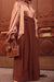 Brown Tailored Wrap Trousers