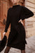 Classic Black Wrap Dress