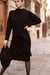 Classic Black Wrap Dress