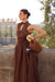 Brown Polka Dot Marquise Blouse