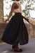 Black Full Wrap Skirt