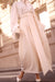 Cream Tailored Wrap Trousers