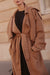 Camel Tweed French Trench