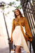 Caramel Baroque Blouse