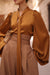 Caramel Baroque Blouse