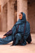Blue Nesma Draped Set