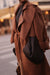Brown Tweed French Trench