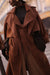 Brown Tweed French Trench