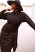 Classic Maxi Black Wrap Dress