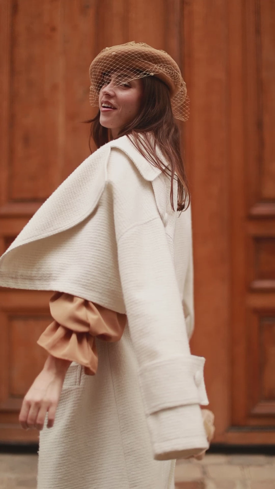 Pre-Spring White French Trench