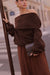 Brown Draped Sweater