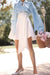 White Tailored Wrap Shorts