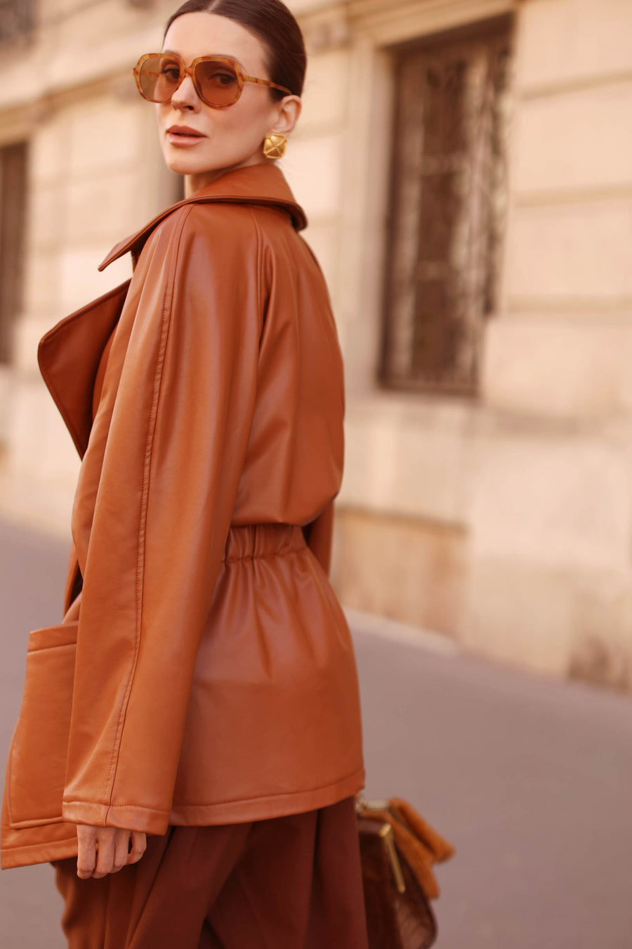 Camel Wrap Jacket