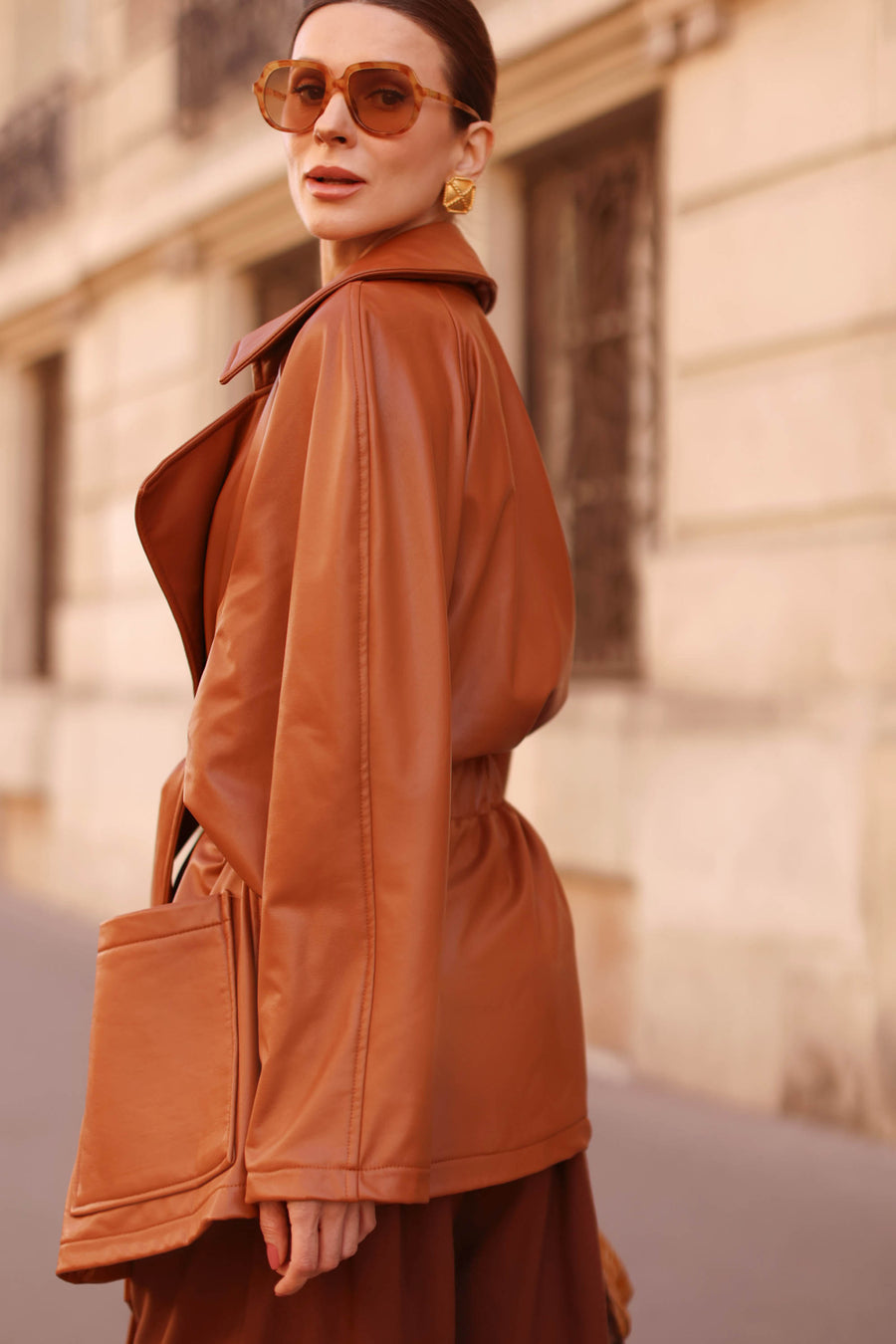 Camel Wrap Jacket