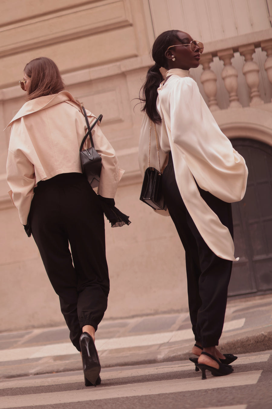 Black Soft Chic Trousers