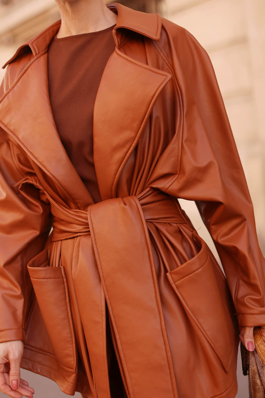Camel Wrap Jacket