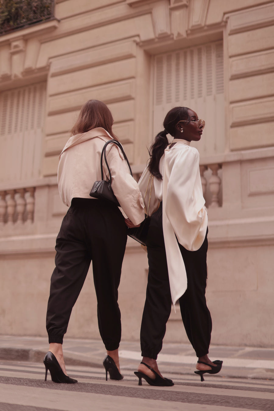 Black Soft Chic Trousers