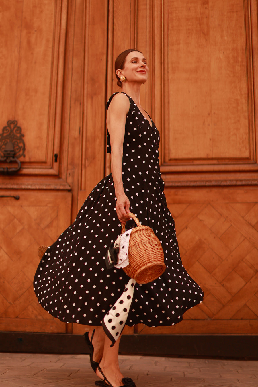 Polka Dot Halter Dress