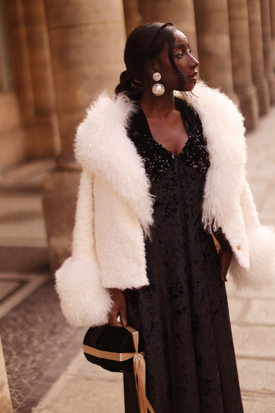 Bustier Sequin Swing Dress