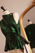 Green Taffeta Orsay Blouse