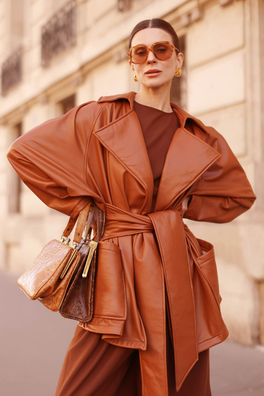 Camel Wrap Jacket