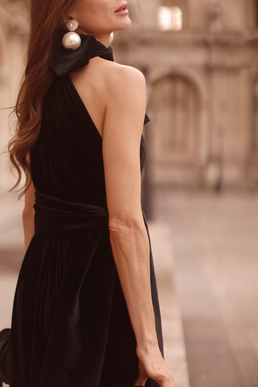 Black Velvet Cadeau Dress