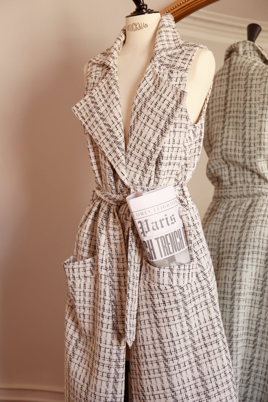 75002 Tweed French Trench