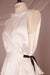 White Fluid Satin Orsay Blouse