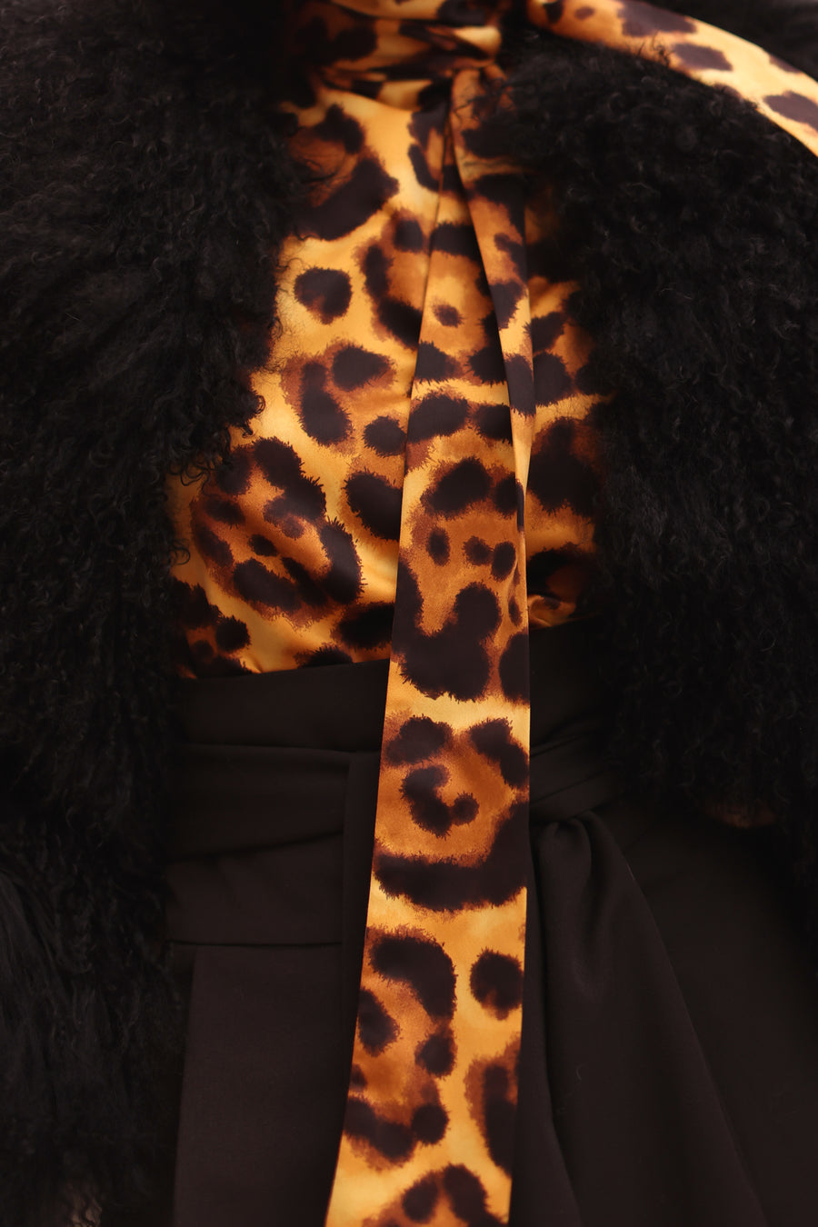 Leopard Marquise Blouse