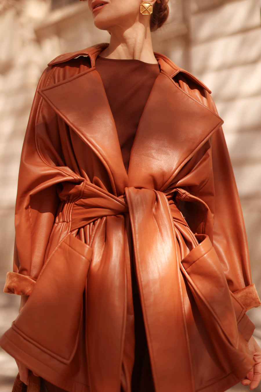 Camel Wrap Jacket