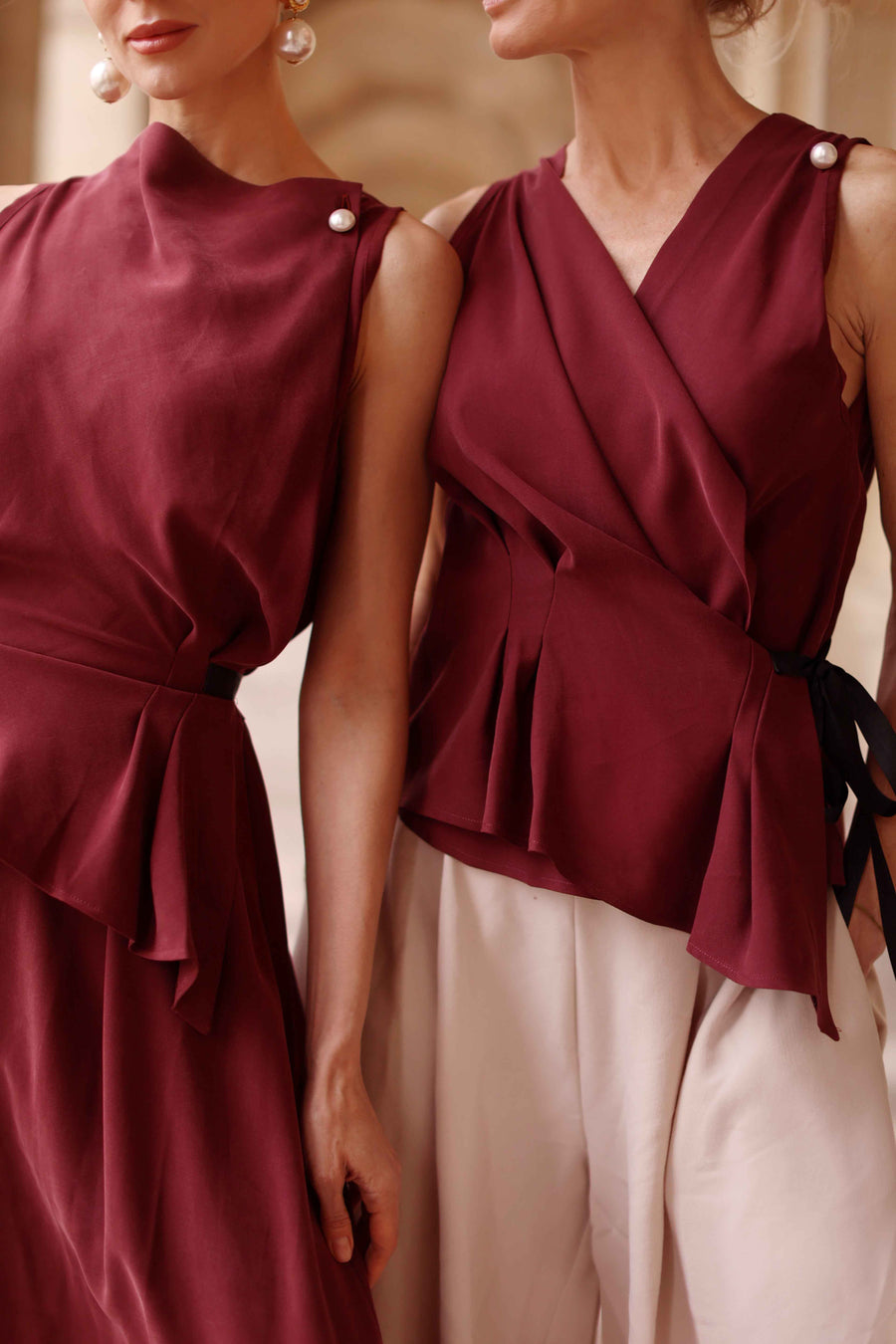 Bordeaux Orsay Blouse