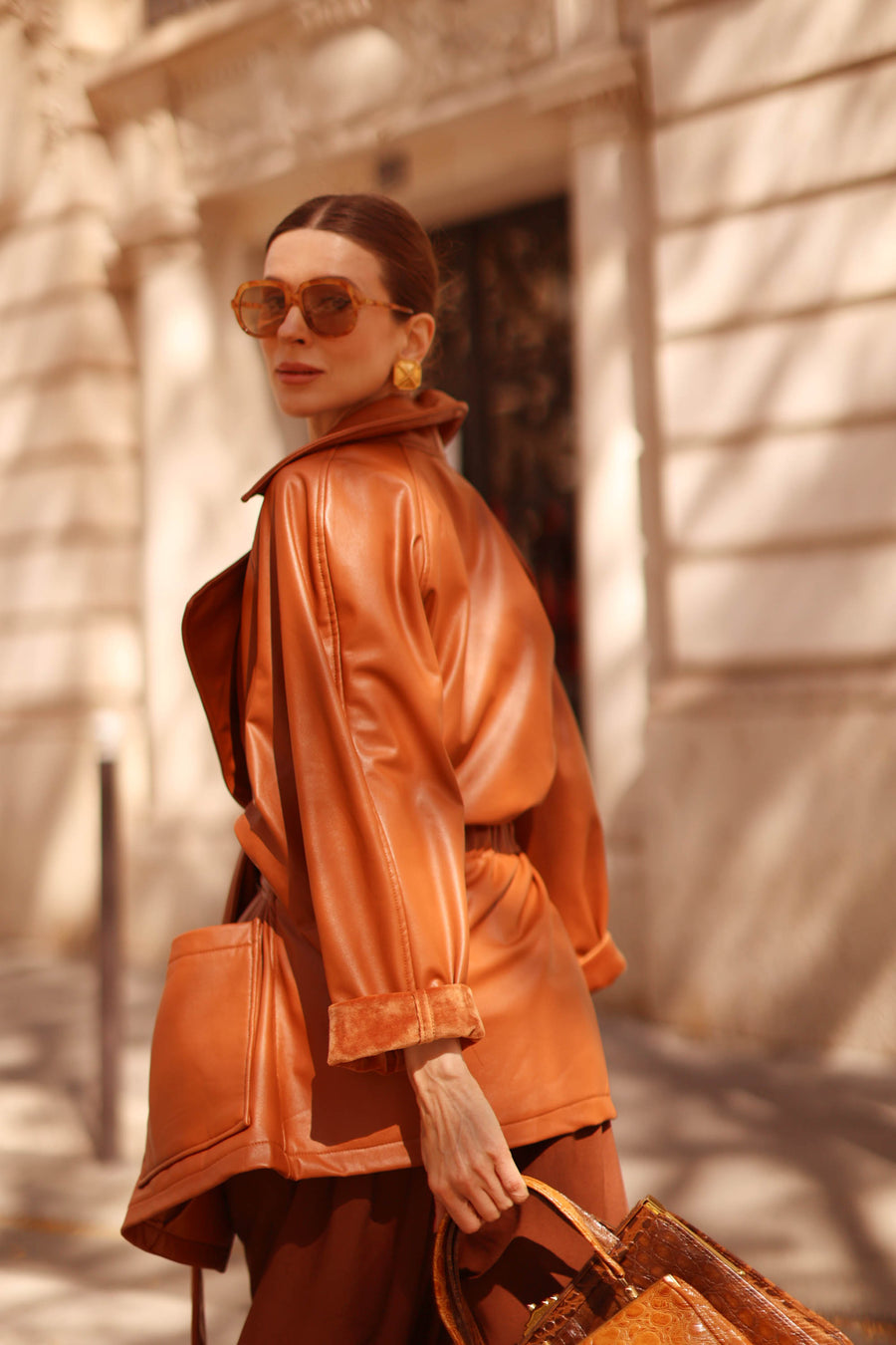 Camel Wrap Jacket