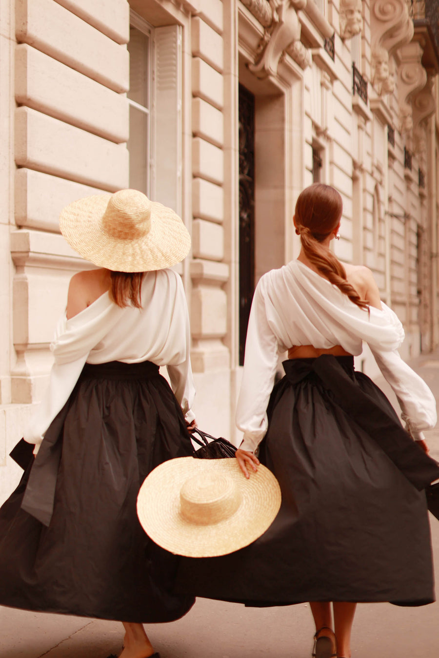 White Draped Blouse