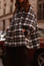 Black Tartan Swing Coat