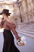 Brown Draped Blouse