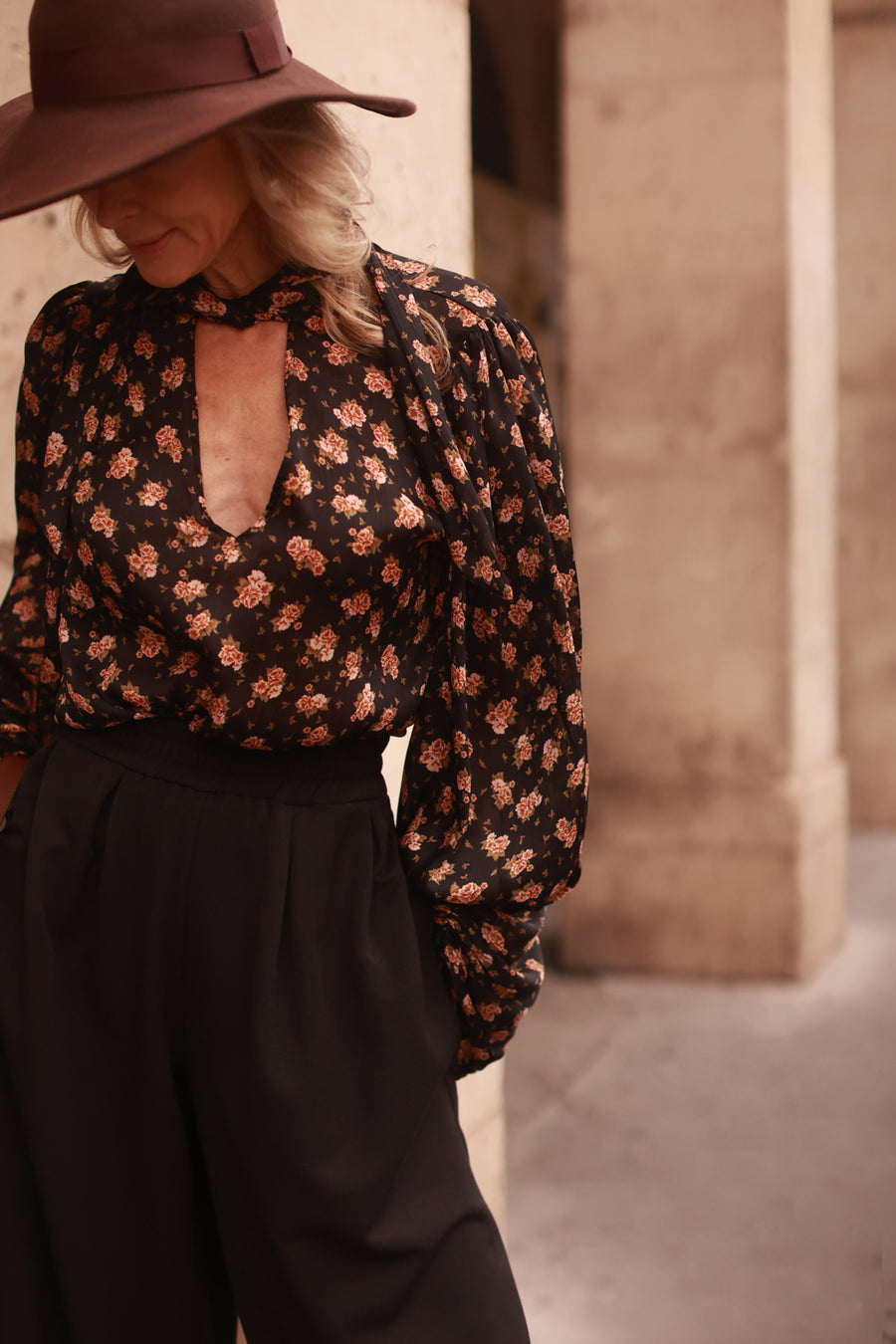 Paris Floral Rococo Blouse