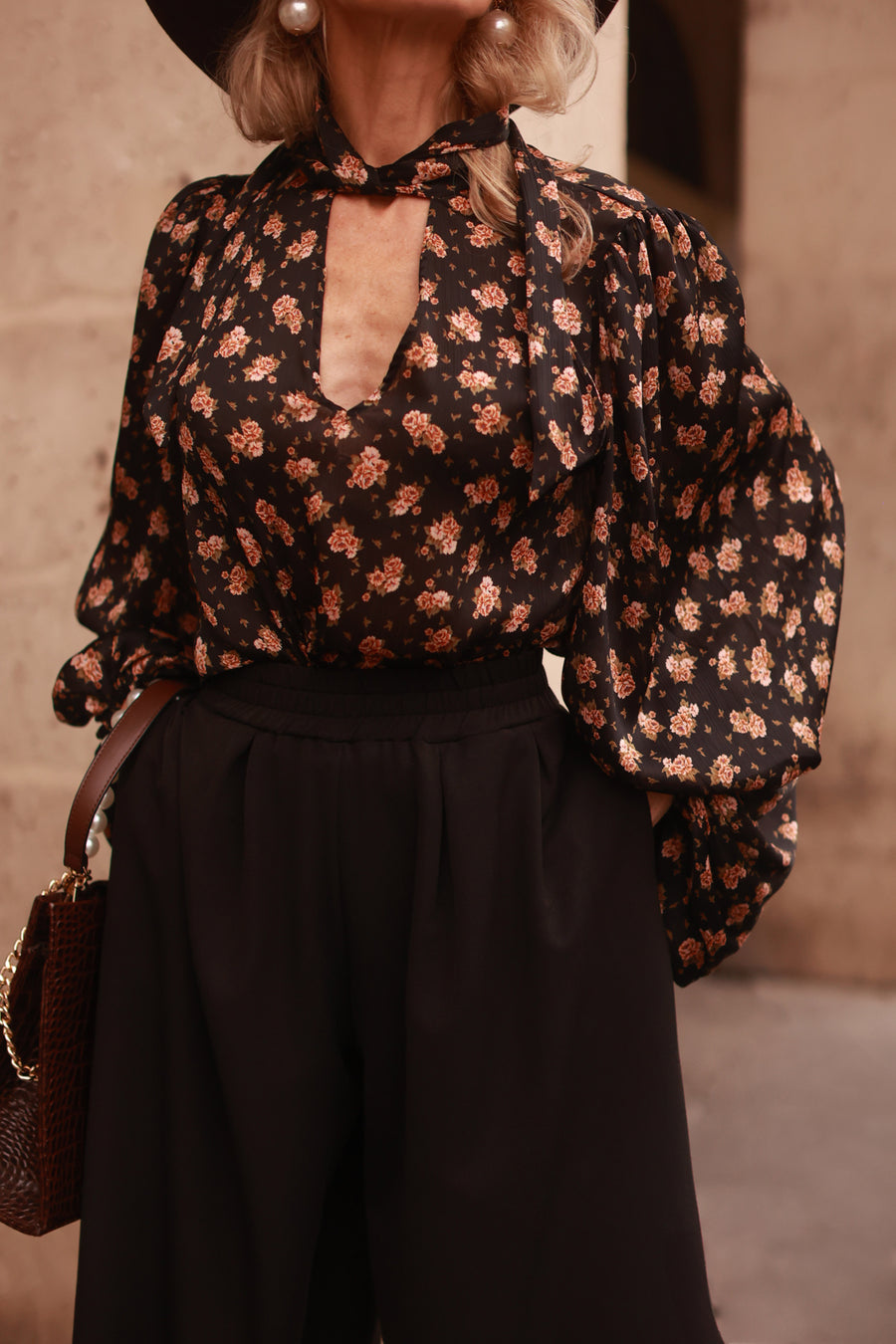 Paris Floral Rococo Blouse