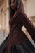 Brown Capuche Cardigan