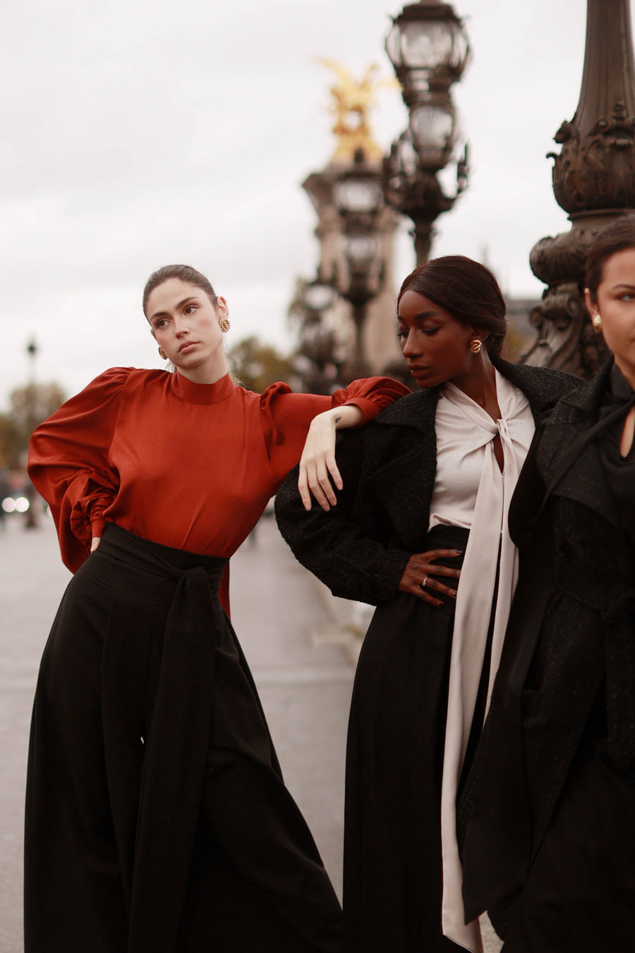 Baroque Blouse in Amber