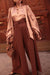  Brown Tailored Wrap Trousers 