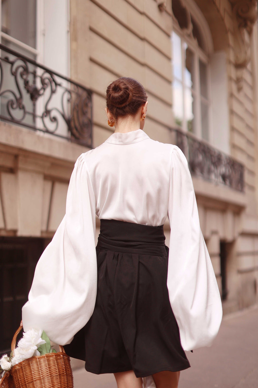 White Baroque Blouse