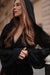 Black Capuche Cardigan