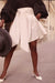  Cream Tailored Wrap Shorts 