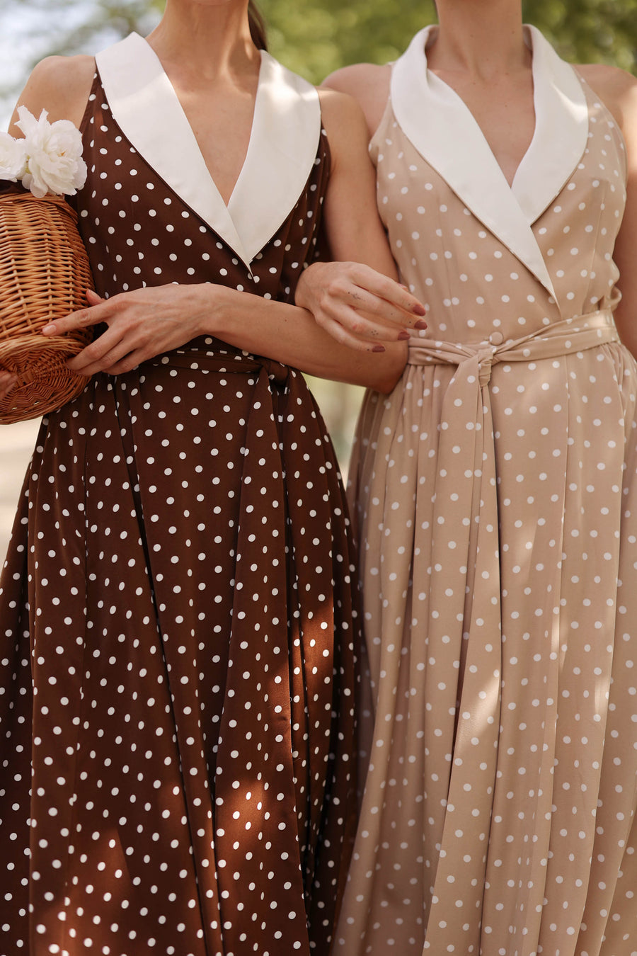 brown tuxedo dress Tuxedo Dress in Chocolate