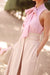  Pink Stripe Marquise Blouse 