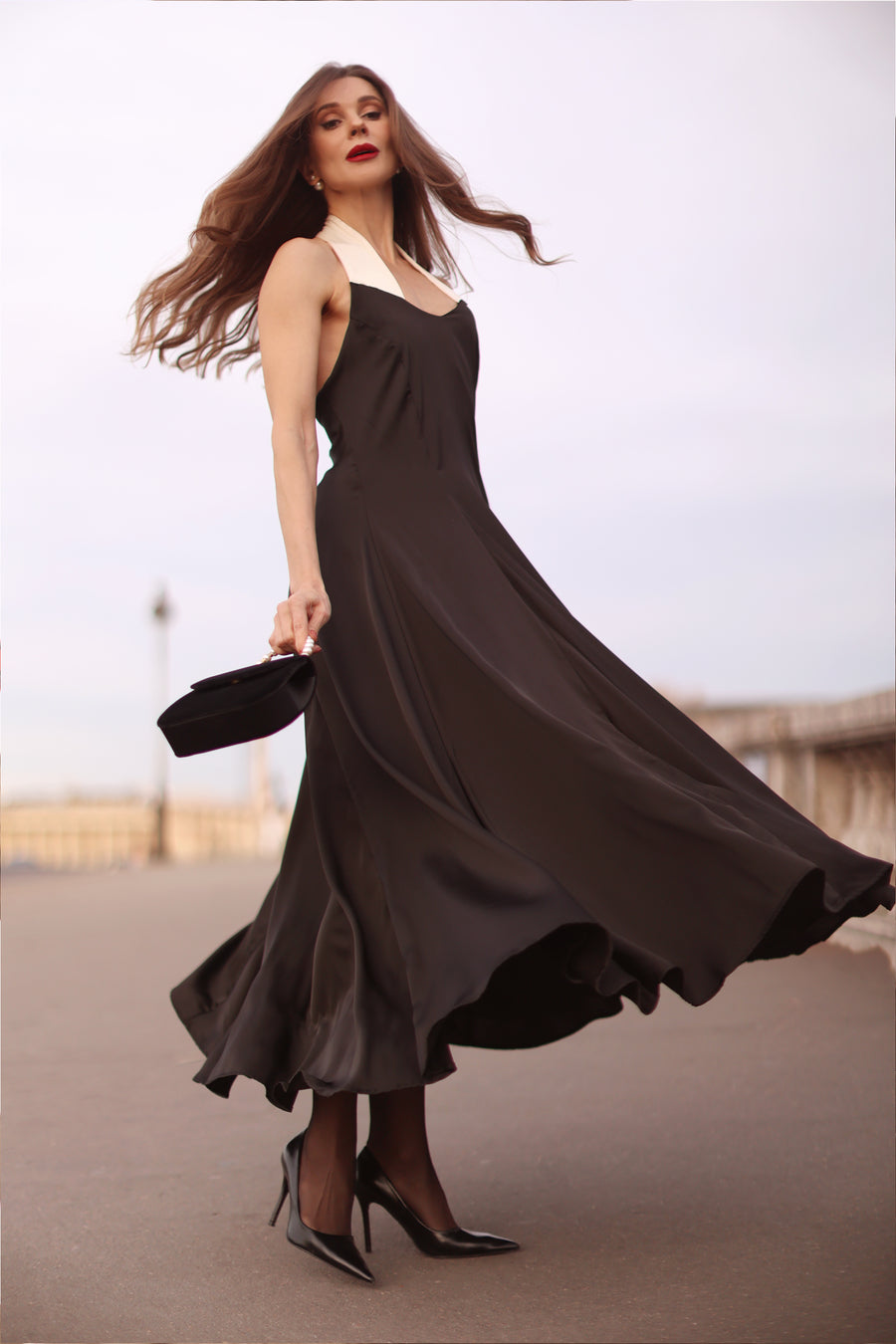 Black Garnier Dress