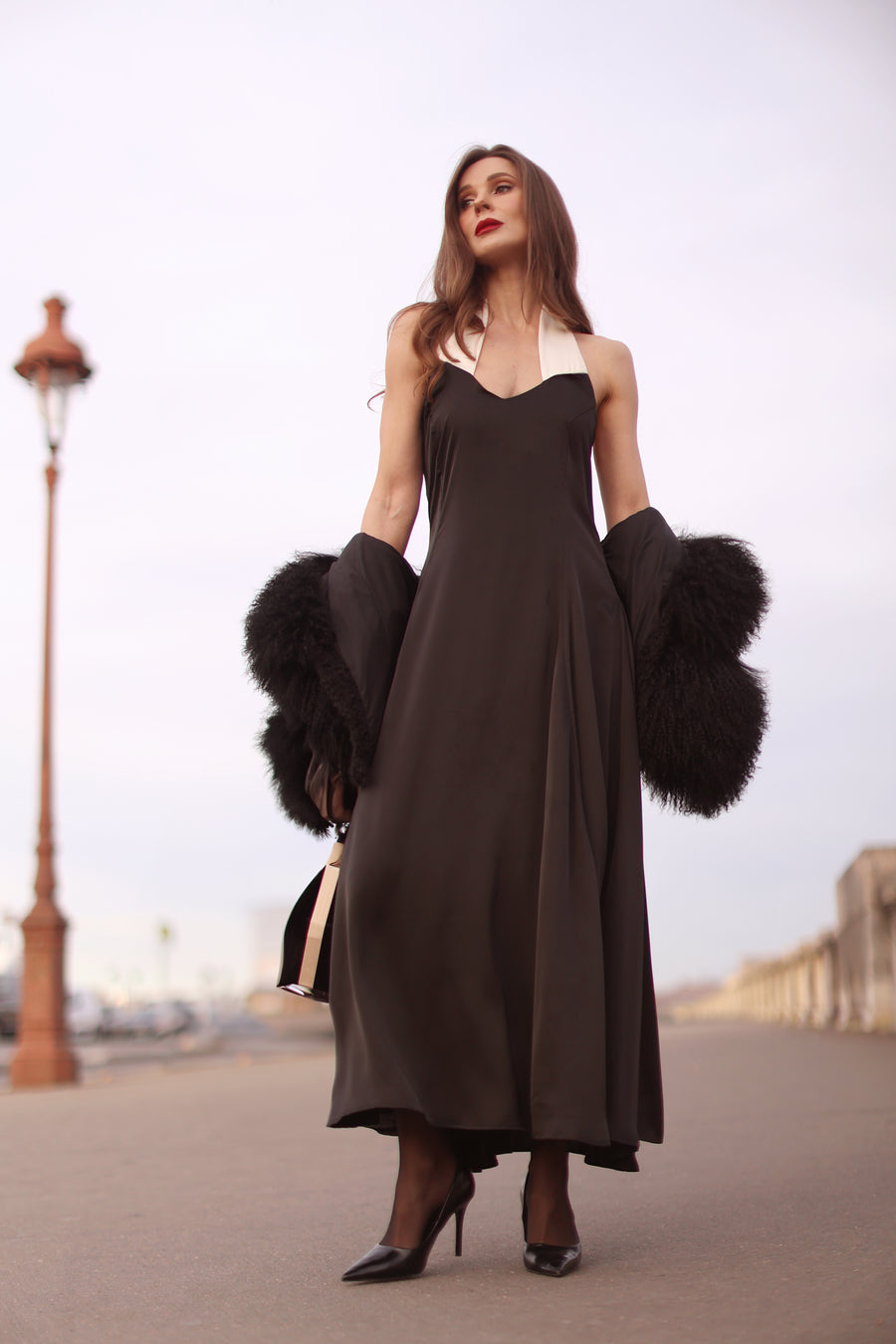 Black Garnier Dress